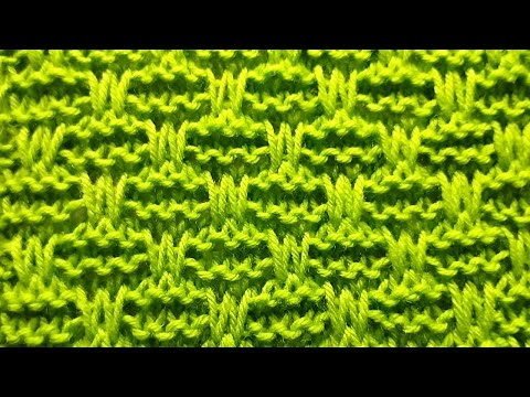 Видео: Как быстро связать  ОРИГИНАЛЬНЫЙ  узор, для теплых вещей.A quick pattern for warm clothes.