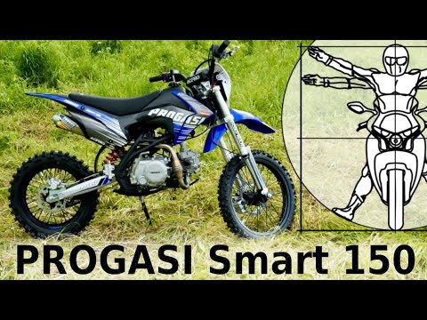 Видео: Обновленный питбайк PROGASI Smart 150 2023. Тест-драйв и обзор Григория Алёшина