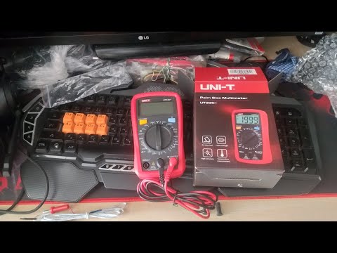 Видео: Обзор. Тестер "C" (цешка, сишка). Мультиметр: UNI-T UT33C+ Palm Size Multimeter.