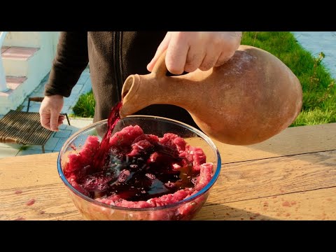 Видео: ТЕЛЯТИНА в ВИНЕ на Садже. ENG SUB.