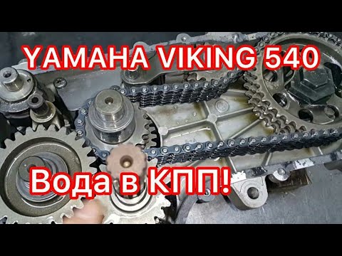 Видео: YAMAHA VIKING 540, Вода в коробке, последствия!
