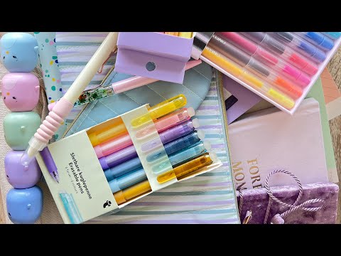 Видео: 🛍️ БОЛЬШОЙ пакет канцелярии с Flying Tiger, акриловые маркеры с AliExpress #блокноты #2025