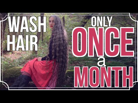 Видео: Я мою голову только раз в месяц ✧ Уход за волосами длиной до колена