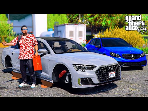Видео: ОТЕЦ И СЫН В GTA 5 - КУПИЛ РАЗБИТУЮ AUDI A8 И MERCEDES E63 W212! ВОССТАНАВЛИВАЮ АВТОХЛАМ! 🌊ВОТЕР