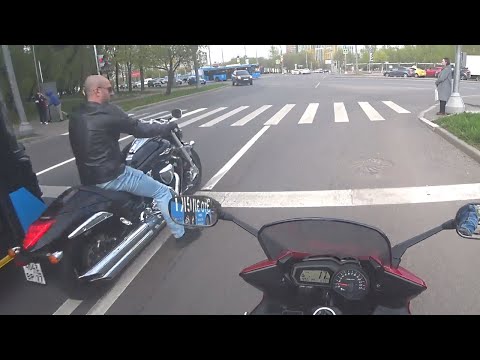 Видео: Мото Былины #207. Очень крутой дядя байкер без шлема