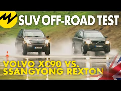 Видео: Тест внедорожника на бездорожье | Volvo XC90 против Ssangyong Rexton | Motorvision