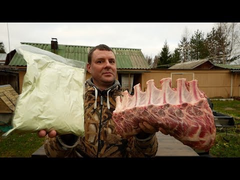 Видео: Васаби стейк под васаби соусом!  Сшибает с ног!