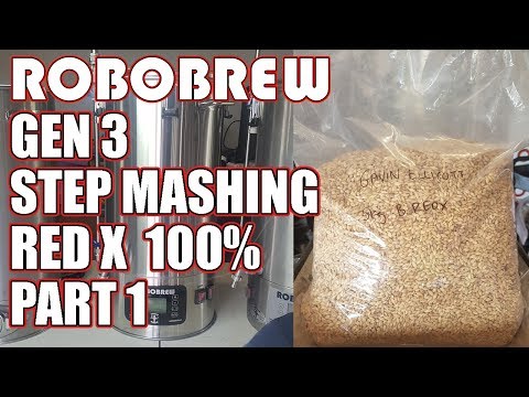 Видео: ROBOBREW GEN 3 — ПОШАГОВОЕ ЗАТИРАНИЕ — RedX 100% — ЧАСТЬ 1 — Brewzilla