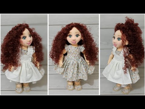 Видео: СОЗДАЙТЕ ЭТОГО ОЧЕНЬ ДОРОГОГО РЕБЕНКА САМИ-EVA BABY CURLY HAIR 3D CLOTH BABY MADE