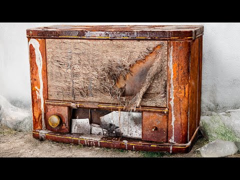 Видео: Реставрация старого радио Phillips