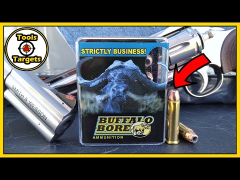 Видео: Паническое бегство!....Тест патронов Buffalo Bore .357 Magnum!