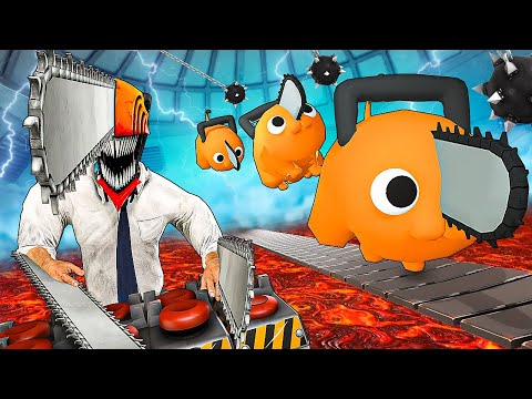 Видео: ЧЕЛОВЕК БЕНЗОПИЛА! ДОРОГА СМЕРТИ В Garry`s Mod