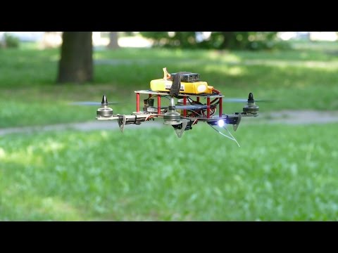 Видео: FPV-250: настройка CC3D и тестовый полет