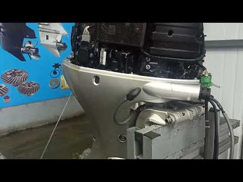 Видео: запуск мотора Honda BF90D, 2012 год, В ВИДЕО ОШИБКА НАРАБОТКА 619 моточасов, Seamotors, Владивосток.