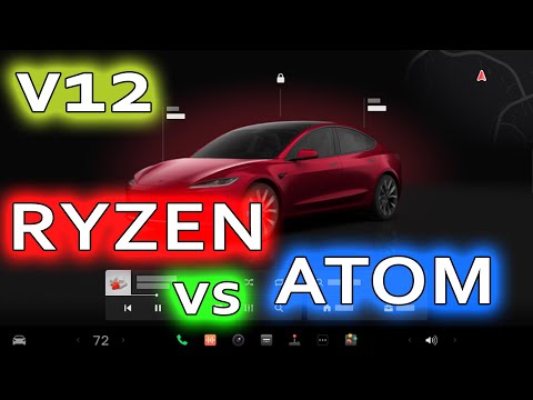 Видео: Версія v12 у Tesla, але не для всіх? Порівняння v12 на Intel Atom та AMD Ryzen