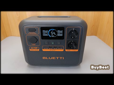 Видео: 24/7 в работе! ) Обзор зарядной станции BLUETTI AC70P. Портативная электростанция BLUETTI на 1000Вт!