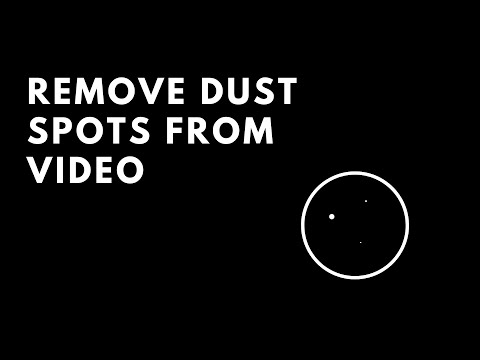 Видео: Remove dust spots from video footage/ Как убрать пятно от пыли или грязи в видео Adobe After Effects