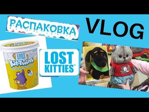 Видео: ВЛОГ. Ищем для БАСИКОВ одежду. Распаковка LOST KITTIES (Лост Киттис).