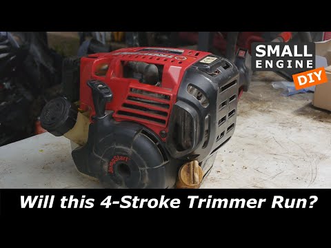 Видео: Триммер Troy-Bilt 4 Stroke не заводится