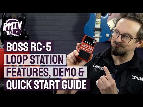 Видео: Boss RC-5 Loop Station — функции, демонстрация и краткое руководство пользователя — как использов...