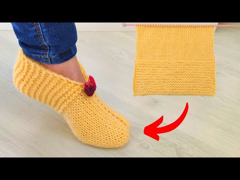 Видео: ПОШАГОВОЕ ВЯЗАНИЕ PANTUFA ДЛЯ НАЧИНАЮЩИХ