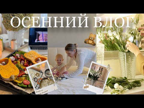 Видео: ОСЕННИЙ УЮТНЫЙ ВЛОГ 🧸🧦🕯️☕️готовим тыквенный суп и куриный пирог 🥧домашний уют 🧺 покупки 🛍️