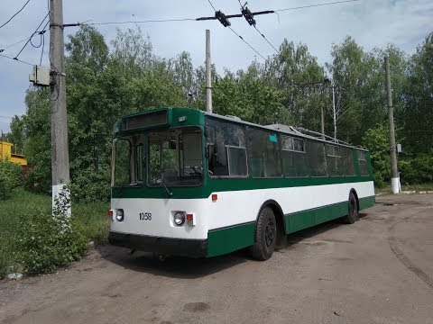 Видео: Житомирский троллейбус: ЗиУ-682Г №1058 - Обзор