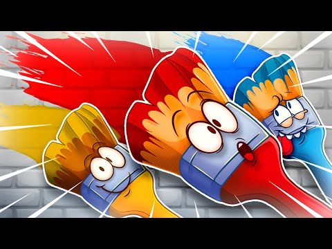 Видео: Давайте вчитися про Кольори! 💡😋 + Більше Освітніх Відео для Дітей | Розумники