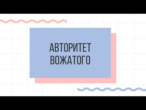 Видео: Лекция "Авторитет вожатого", лектор Милюкова Яна Сергеевна