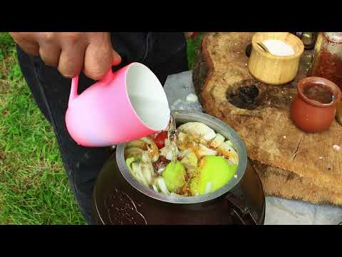 Видео: Куриная буглама в афганском казане