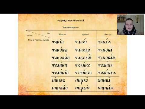 Видео: Лекция 11. Разряды местоимений. Склонение личных местоимений 1-го и 2-го лица и местоимения "себе"