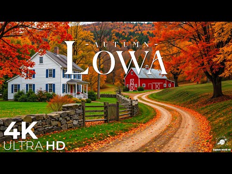 Видео: 🍁Осень в Айове 4K – Золотые поля, тихие дороги и осенние краски🍂