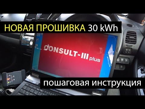 Видео: Прошивка батареи 30 kWh Nissan Leaf, пошаговая инструкция