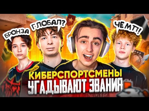 Видео: КИБЕРСПОРТСМЕНЫ УГАДЫВАЮТ ВАШИ ЗВАНИЯ в STANDOFF 2!🙄