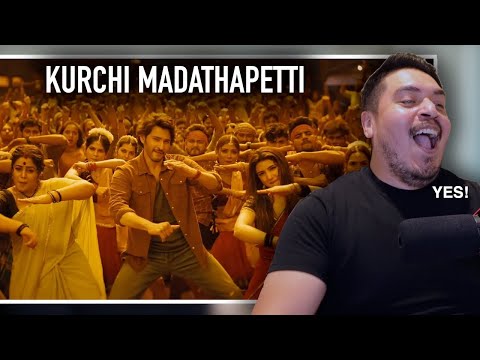 Видео: Знакомство с южноиндийской песней «Курчи Мадатхапетти» (Махеш Бабу, Шрилила) | Первая реакция