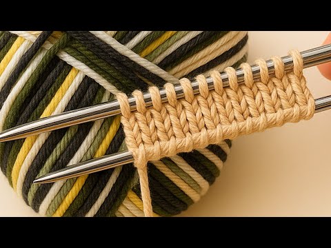 Видео: Очень простой и красивый узор для вязания спицами, состоящий всего из одного ряда. Модели свитеро...