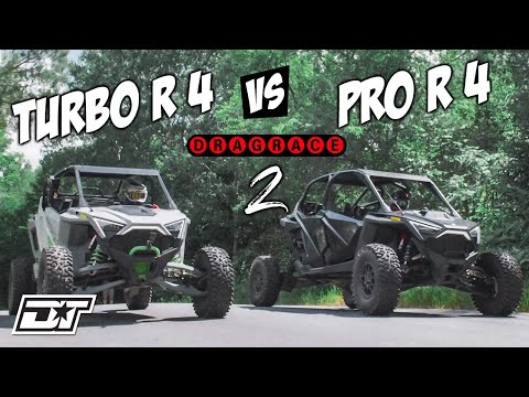 Видео: ДРЭГ-РЕЙС ПЕРЕСЕТКА!! | RZR Turbo R 4 против RZR PRO R 4