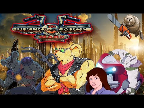 Видео: МЫШИ-РОКЕРЫ С МАРСА / MICE BIKERS FROM MARS 1993 Обзор мультсериала