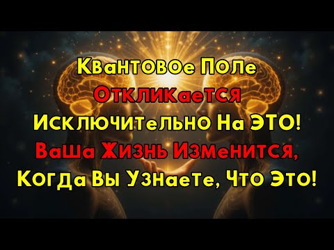 Видео: Секрет Манипуляции Квантовым Полем: Оно Реагирует Только На Это!