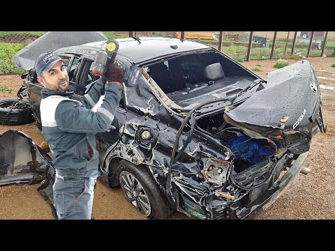 Видео: Toyota Corolla Восстановление полной кузова ремонта