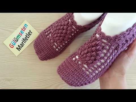 Видео: Виноград вязание крючком тапочки вязание учебник решений
