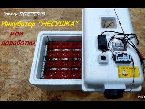 Видео: Инкубатор "НЕСУШКА". Мои доработки.