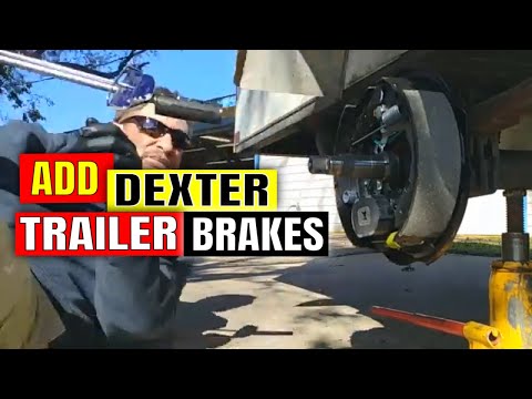 Видео: КАК УСТАНОВИТЬ ТОРМОЗА ДЛЯ ПРИЦЕПА DEXTER 6 X 12 ...