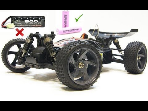 Видео: Himoto Spino сборка Li-ion 3300 mAh аккумулятора