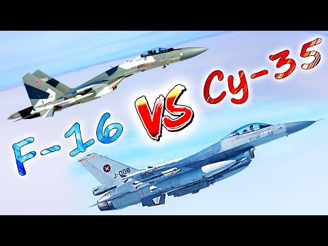 Видео: F-16 против Су-35 💥 Эффективный истребитель для бессмысленного затягивания конфликта