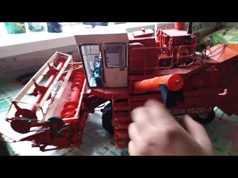 Видео: Самодельная модель комбайна енисей 1200