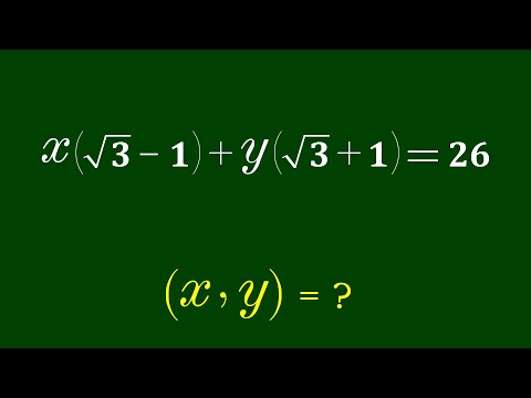 Видео: Хорошая задача по алгебре | Математическая олимпиада | Можете ли вы решить уравнение (x,y)=?