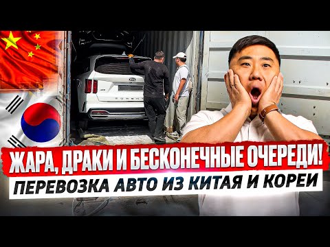 Видео: Таможня в Бишкеке - снова БОЛЬШОЙ поток Авто из Кореи