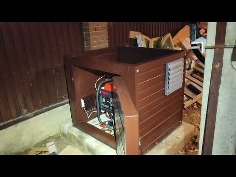 Видео: Генератор для дома в контейнере. Установка и подключение Московская область 89104775337