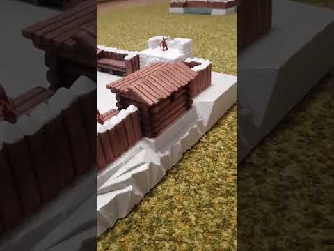 Видео: Крепость для солдатиков Застава